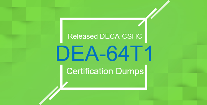 Released DELL EMC DEA-64T1 certification dumps