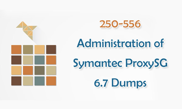 250-556 Administration of Symantec ProxySG 6.7 Dumps