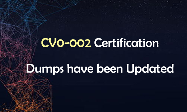 CV0-002 Certification Dumps have been Updated