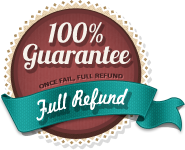 Once fail, Full Refund Once fail, Full Refund